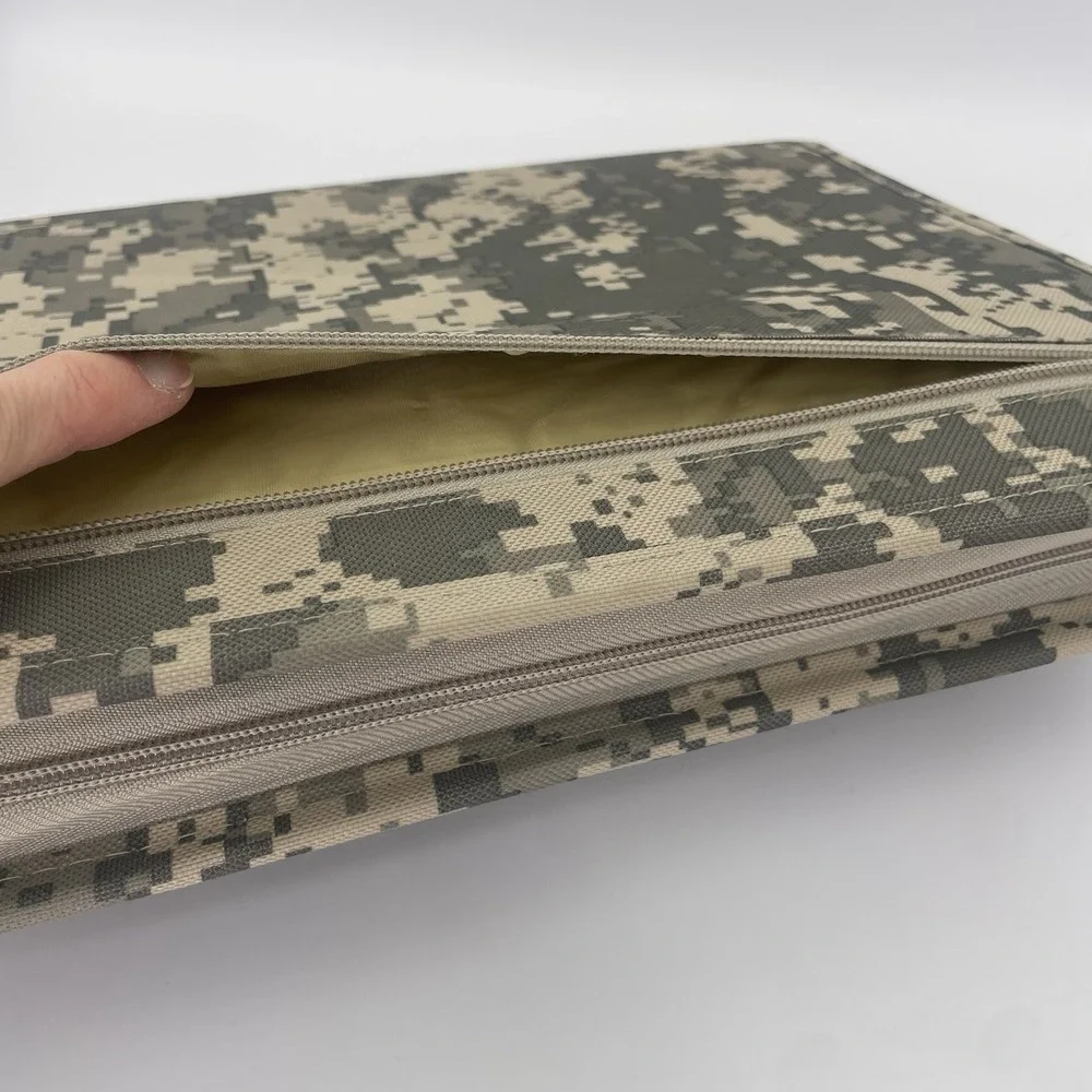 National Guard Digital Camo Notebook Portfolio Organizer Pad Field Notebook Zip